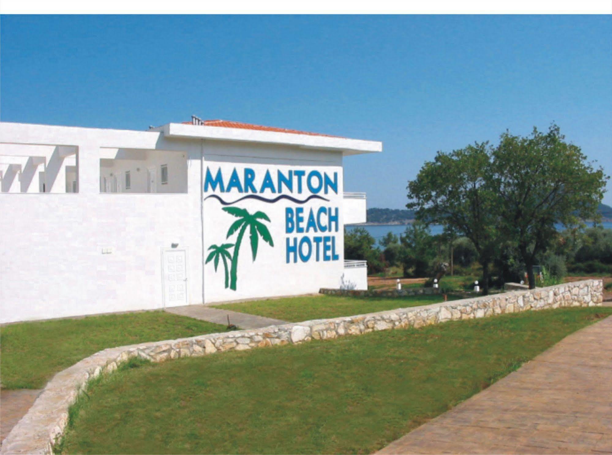 Maranton Beach Hotel Koinira Bagian luar foto